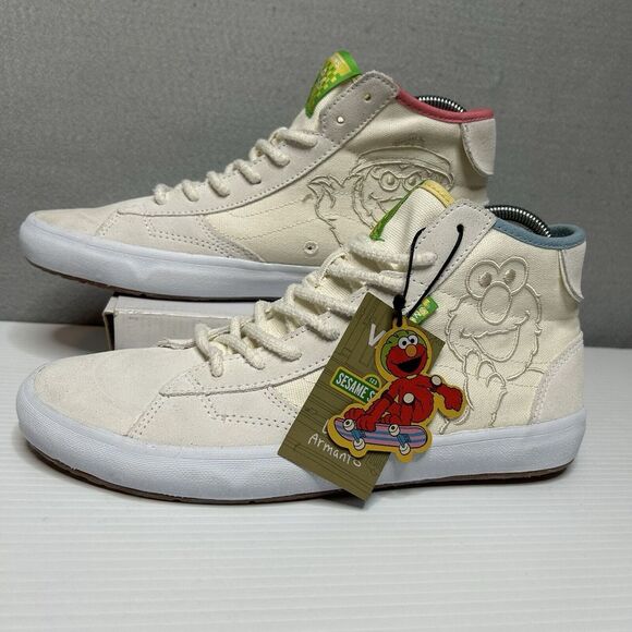 NWOB Vans X Sesame Street The Lizzie Elmo Mens High Top Shoes M 9 / W‎ 10.5